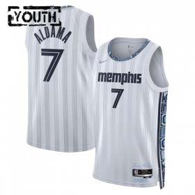 Camiseta Niños NBA Memphis Grizzlies Santi Aldama 2025-26 Nike City Edition Gris Swingman